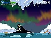 Флеш игра онлайн Приключения пингвина Пети